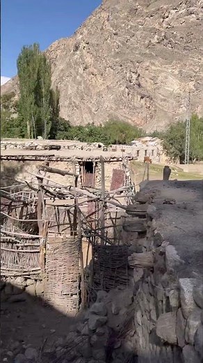 Explaining an old mud house || traditional mountain living