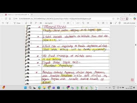 Oops, Java, C++, and Python