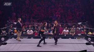 #Sting & #MJF have a little chat.... And MJF always finds new levels to sink to. Tune in NOW to Saturday Night #AEWDynamite LIVE on TNT Drama 🧨 | All Elite Wrestling