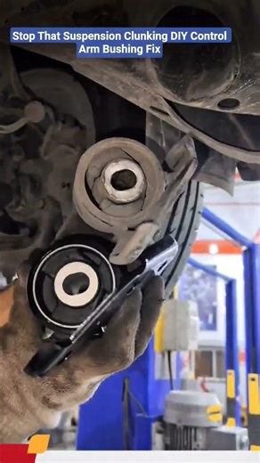 Stop That Suspension Clunking DIY Control Arm Bushing Fix #shortvideo #mechanic