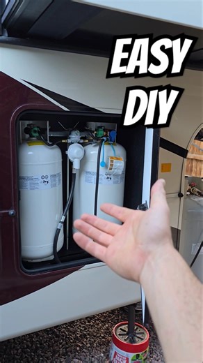 How To Connect Multiple Propane Tanks Together Safely #rvlife #diy