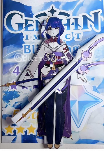 Genshin Impact DIY Paper Doll Craft Tutorial