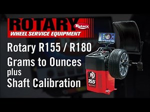 R155 / R180 Grams to Oz & Bare Shaft Calibration Service