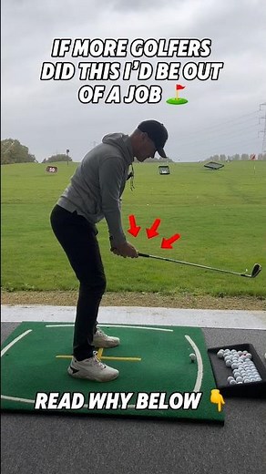 ‼️If more golfers did THIS…. I’d be out of a job 👀