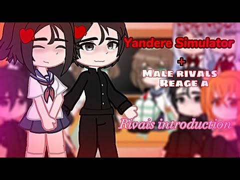 💌 Yandere Simulator + male rivals reage a rivals introduction | pt/br. 🇧🇷|| 💌