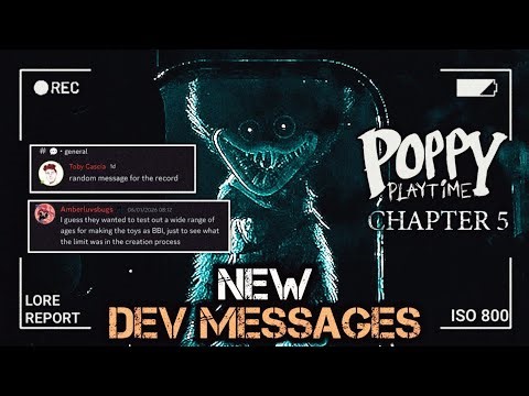 Poppy Playtime Chapter 5 - New Official Teaser MESSAGES by Mob Entertainment and STEAM UPDATES