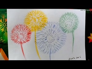 How to draw fireworks ✨
