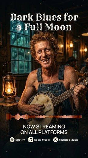 Dark Blues for a Full Moon | Swamp Blues & Banjo — Da Banjo Blues
