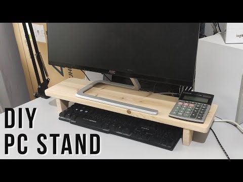 DIY Wooden PC Stand | Simple Desk Upgrade