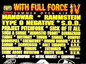 ENTOMBED live and interview with L - G Petrov ( R.I.P. ) at With Full Force Open Air , Zwickau , Germany , 1997 - MC - | The True Late 80's Early 90's Death Metal