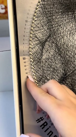 From chaos to a face — Stranger Things in string art 🕸️ Watch thousands of threads reveal the final image. Get the kit on ringstring.eu 🔥 #ringstring #stringart #strangerthings #artkit