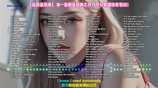 【高质量歌单】100首英文每一首都是经典之作！超好听的歌曲合集 7小时无损音质 可后台播放