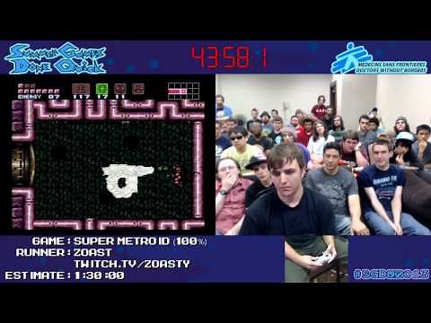Super Metroid - SPEED RUN in 1:19:55 (100%) by zoast [SNES] #SGDQ 2013