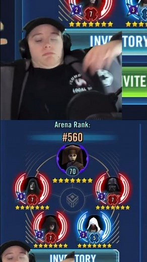 The STRANGEST SWGoH Squad Arena Team - G6 Luminara W/ SEE?!