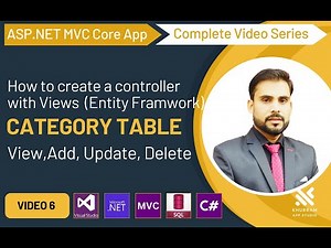 Category Management CRUD with MVC Controller and Entity Framework | Add, View, Update Delete