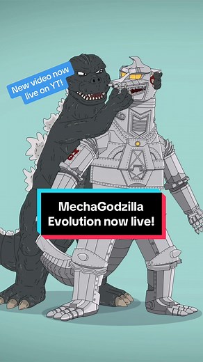 The Evolution of MechaGodzilla is now live on YT! From 1974 to 2024, Godzilla’s robotic double has been through it all! . . . #cartoon #animation #tellitanimated #animated #fypシ #kaiju #animations #godzillavskong #monsterverse #godzillaedit #godzilla #mechagodzilla #toho #showagodzilla