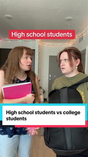 High School Students vs College Students - Funny Skit Comparison