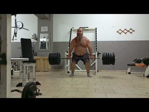 BEND ROW 210 KG × 5 REPS.