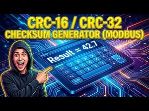 CRC-16 / CRC-32 Checksum Generator (Modbus) Calculator — How to Use It | Engineering Tool