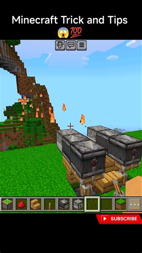 Minecraft’s Most Satisfying Fire Trap 🔥😈 #shorts #minecraft #minecraftshorts