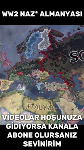 2.Dünya Savaşı Naz* Almanyası Part 1 | Hearts of Iron IV #shorts