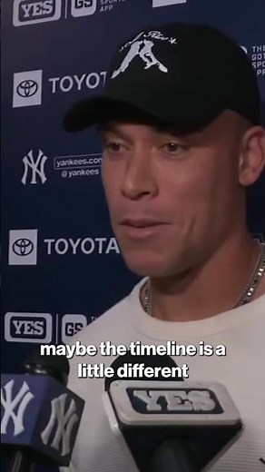 Aaron Judge on suggestion that it was unlikely that he was going to play in the Wild Card series