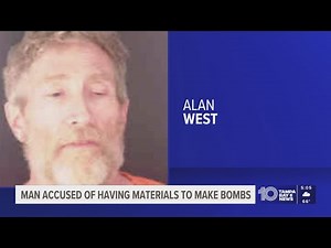 Sarasota County man accused of having bomb-making materials