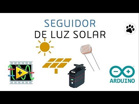 Seguidor de Luz Basico (panel solar, girasol) Con LabVIEW Arduino