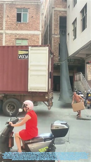 Sliding the Shipment: How a Simple Fabric Chute Revolutionizes Multi-Story Loading