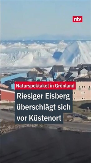 Huge iceberg flips over | #ntv