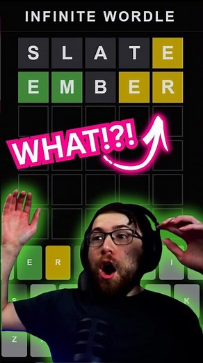 The PERFECT 2nd Guess! (EMBER/EMERY) | Infinite Wordle With Viewers