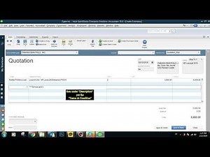 Quickbooks Quotation