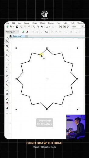 CorelDraw Tips | Use Convert to Curve #coreldraw #begginers #graphicdesigner
