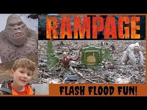 FLASH FLOOD FUN - RAMPAGE MONSTER ATTACK