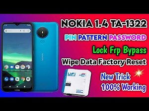 Ta-1322 Hard Reset Ufi Box | Ta-1322 Frp Bypass|Nokia 1.4 Frp Bypass ✅| Nokia 1.4 Hard Reset Ufi Box