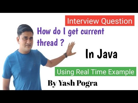 How do I get current thread | get current thread in java | What is currentThread () | @codeash