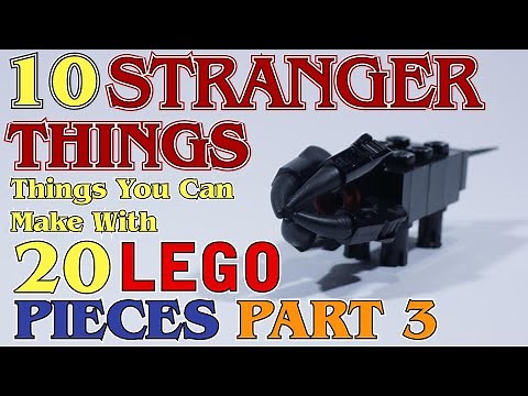 10 Stranger Things things you can make with 20 Lego pieces Part 3