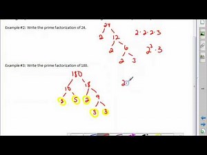 Algebra 1 Lesson 5.1 Factoring Integers