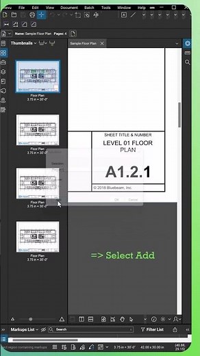 Create Page Labels in Bluebeam #bluebeamrevu #construction #electrician #mechanical #plumbing