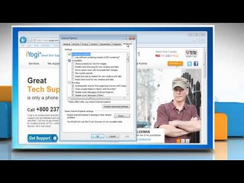 Internet Explorer® 9: How to turn-off hardware acceleration in Windows® 7