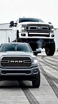 2026 Ford 7.3L V8 vs Ram HEMI #GodzillaV8 #FordF250 #RamHEMI #FordVsRam #TruckShorts #V8Power