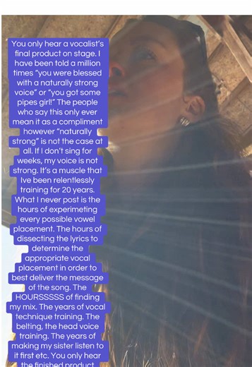 The Hard Work Behind a Powerful Voice