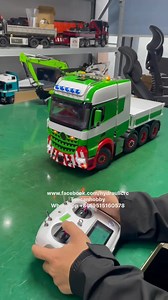 Test before shipment!!!! 🤩🤩 the 8x8 Benz tractor truck in 1/14 scale with a full metal chassis 😎😎 2 in one truck with upgraded light system #electric #truck #RCAddicts #custom #customization #dump #road #hydraulicrc #RC #Toucanhobby #RCmodel #model | Toucanhobby RC Model