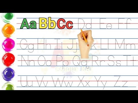 Capital and small letter a to z | abcd writing | how to write capital abc | abcd | abcd colour |atoz