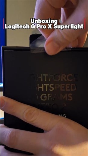Unboxing Logitech-G-PRO-X-Superlight | ASMR #fortnite #foryou #asmr