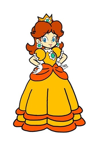 Super Mario Land: Princess Daisy Drawing And Coloring On IPad