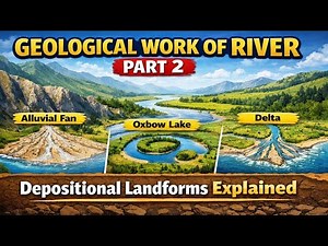 Geological Work of River – Part 2 | Depositional Landforms Explained
