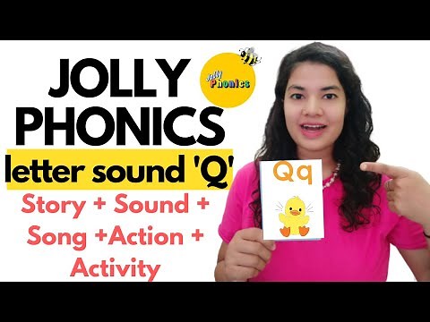 Q letter sound | Jolly Phonics | Story + Action + Song | Alphabet sound for kids