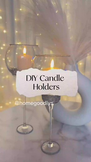So fun and glamorous 😍 Happy Friday beauties! 💕 Here’s an easy way to make candle holders using dollar tree items. ✨This technique should work with any glitter, but I recommend using fine glitter. I’m using some I got from Dollar Tree. ✨The bling wrap, LED candles and roses are from Amazon. You can find this post on my LTK shop(in bio) with all these items linked. ✨All the other items are from Dollar Tree! Hope you enjoy! 🤗 #diy #dollartreecommunity #homegoodiys #homedecor #budgetfriendlydeco