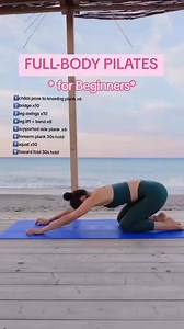 20 min Pilates full-body tone for beginners 🎀-repeat the sequence 2/3 times Find the guided classes in the link in my bio. | Yoga & Pilates with Sara